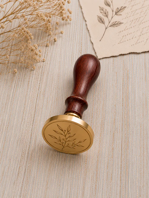 Sellos para lacre Personalizado - 5cm (circular)