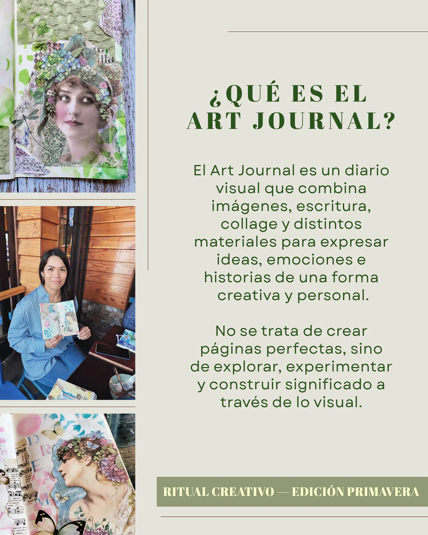Taller Art Journal: Lo que Florece en mí - Sábado 10 de Octubre Viña del Mar 2