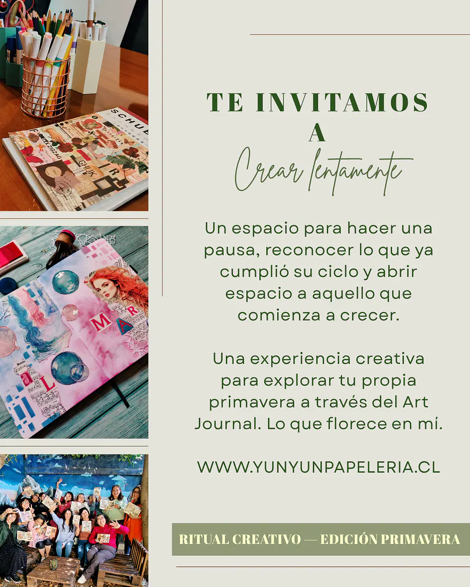 Taller Art Journal: Lo que Florece en mí - Sábado 10 de Octubre Viña del Mar 5