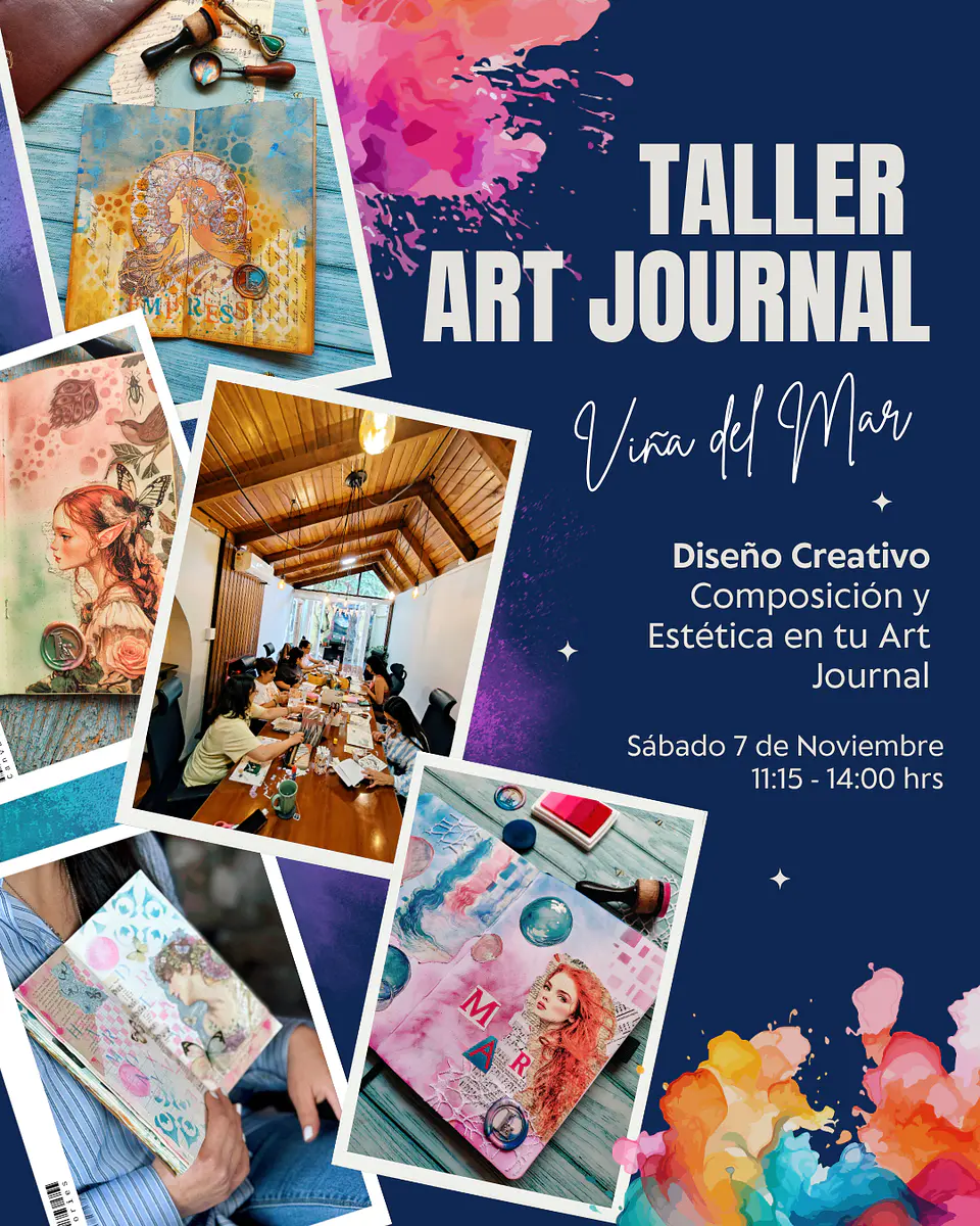 Taller Art Journal: Diseño Creativo: Composición y Estética - 7 de Noviembre - Viña del Mar 1