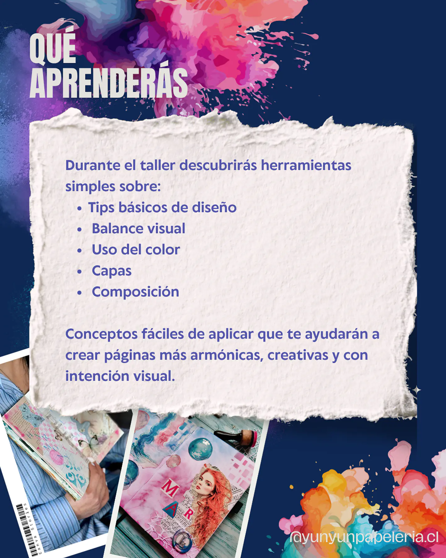 Taller Art Journal: Diseño Creativo: Composición y Estética - 7 de Noviembre - Viña del Mar 4