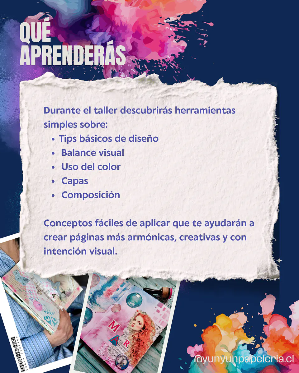 Taller Art Journal: Diseño Creativo: Composición y Estética - 7 de Noviembre - Viña del Mar 4