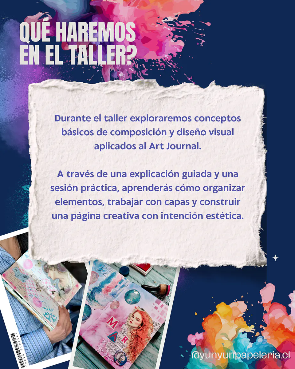 Taller Art Journal: Diseño Creativo: Composición y Estética - 7 de Noviembre - Viña del Mar 5