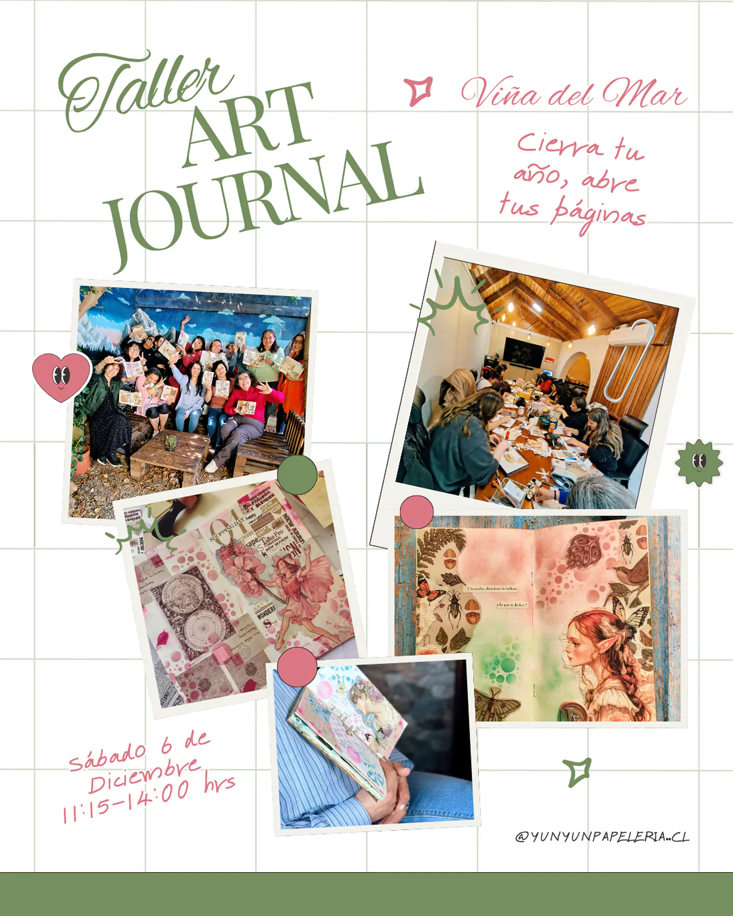 Taller Art Journal: Cierra tu año, abre tus páginas - Sábado 5 de diciembre -  Viña del Mar 1