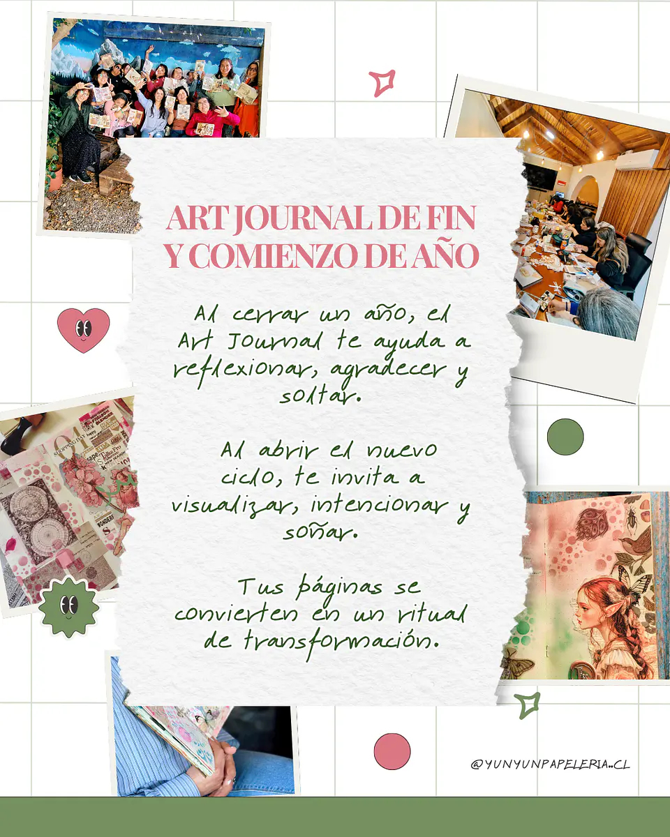 Taller Art Journal: Cierra tu año, abre tus páginas - Sábado 5 de diciembre -  Viña del Mar 3