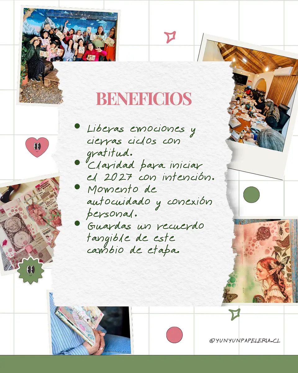 Taller Art Journal: Cierra tu año, abre tus páginas - Sábado 5 de diciembre -  Viña del Mar 4