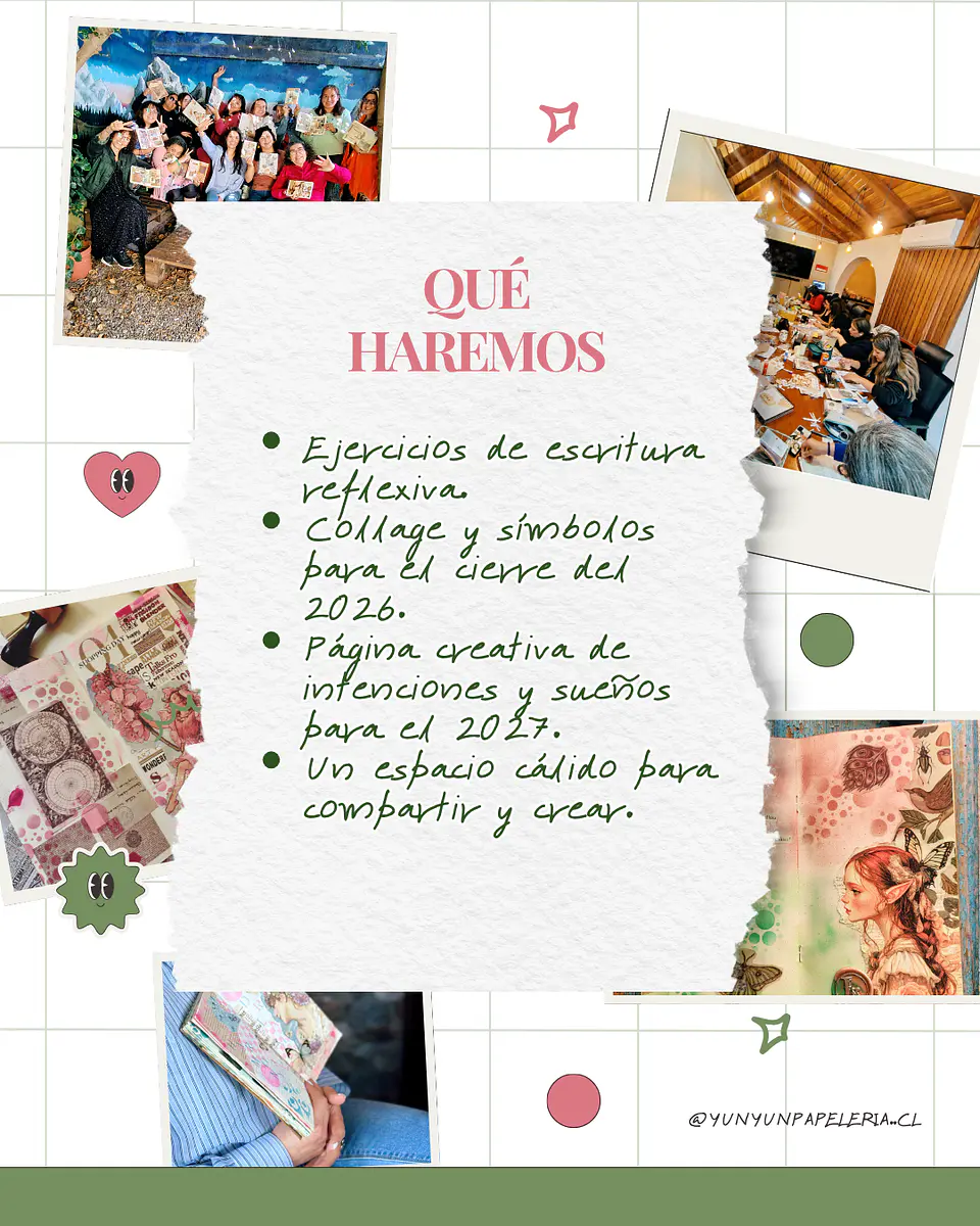Taller Art Journal: Cierra tu año, abre tus páginas - Sábado 5 de diciembre -  Viña del Mar 5