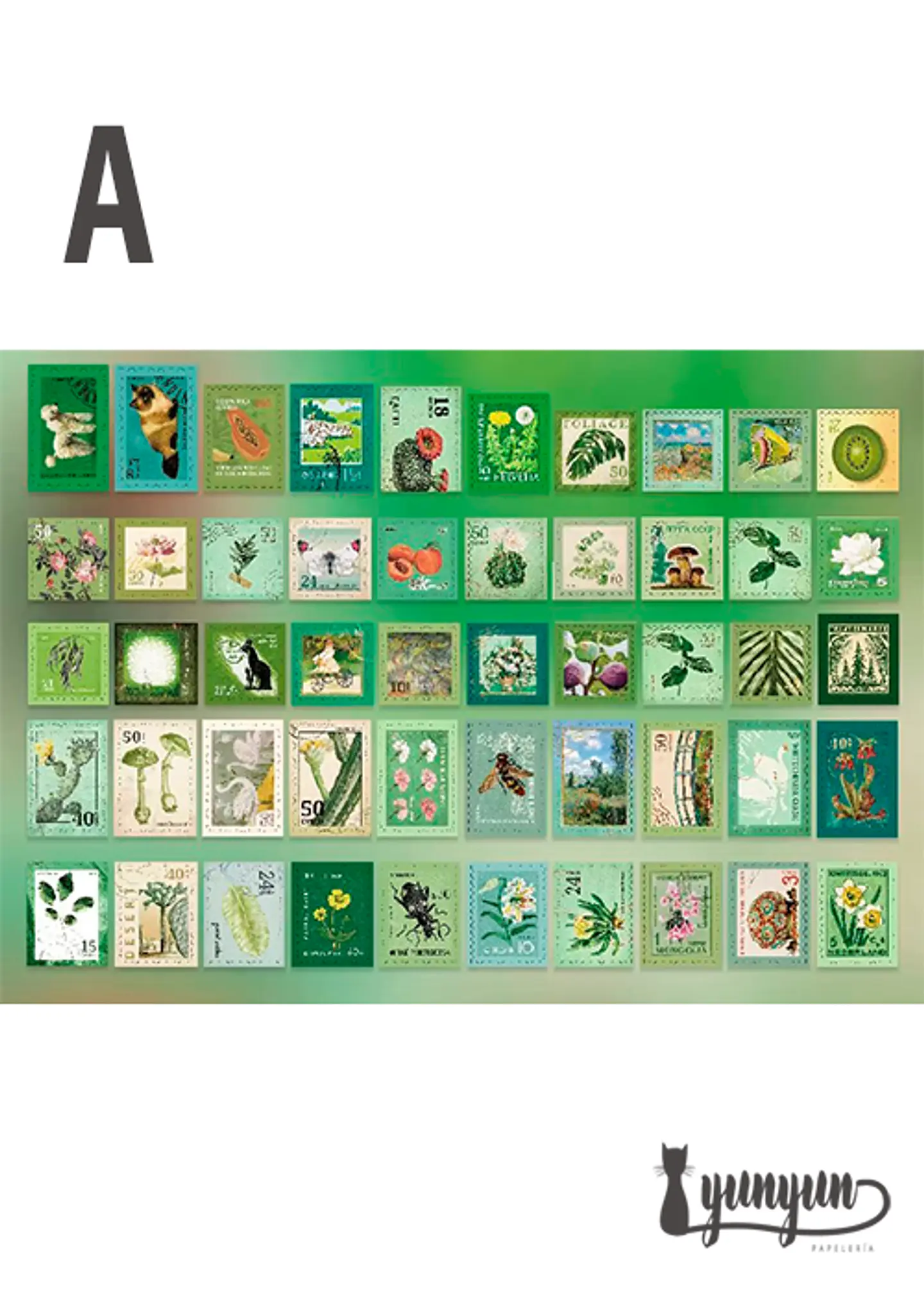 Stickers Estampillas I - 100 pzas 7