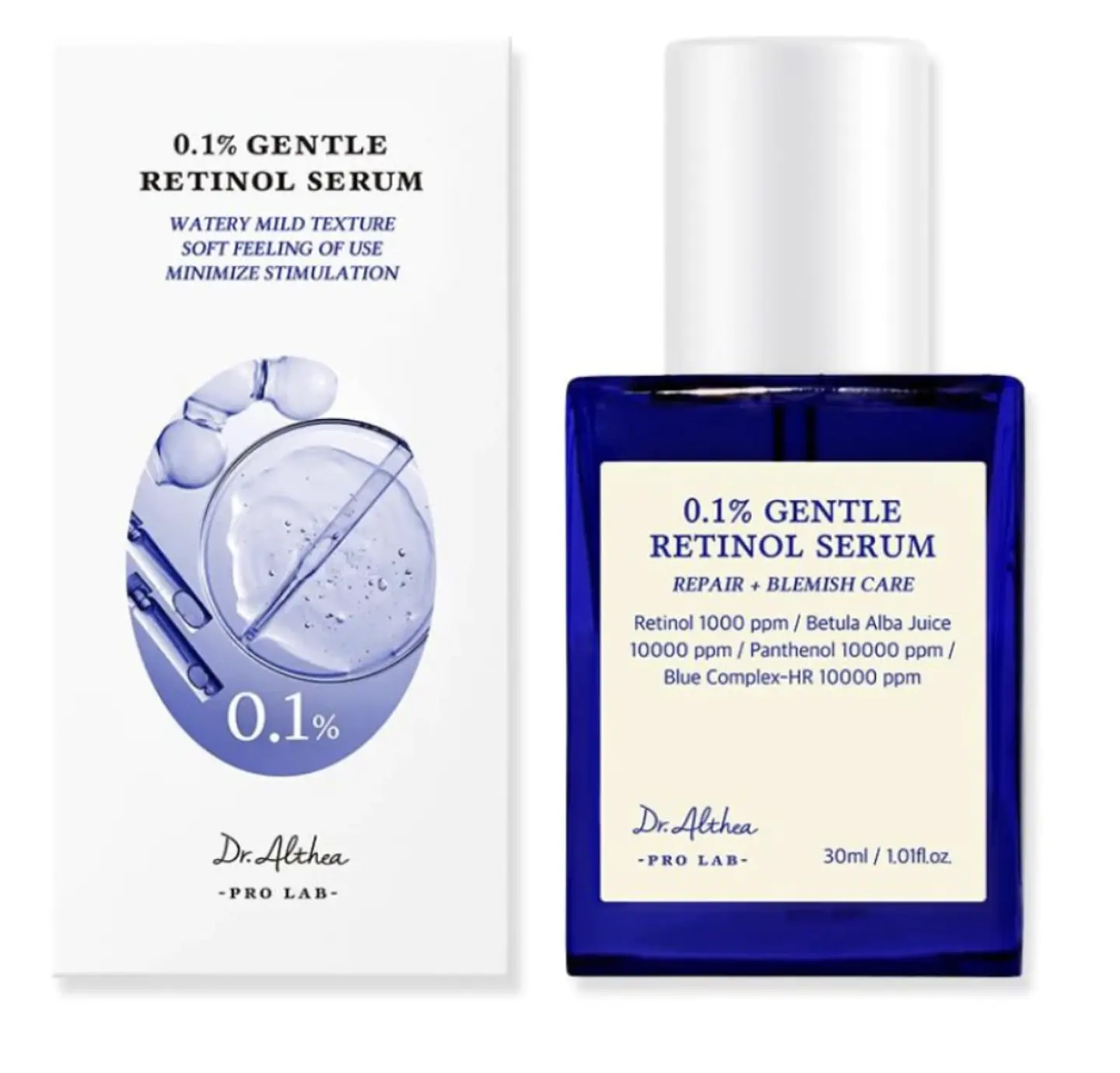 Dr. Althea - 0.1% Gentle Retinol Serum - 30ml 1