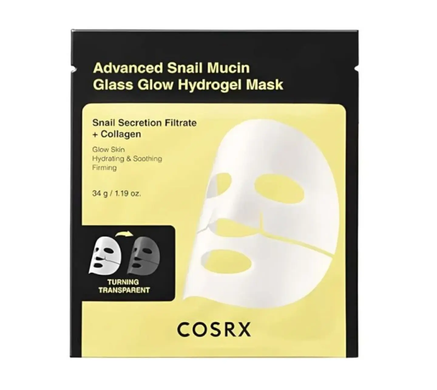 COSRX - Advanced Snail Mucin Glass Glow Hydrogel Mask Set [34g] 1