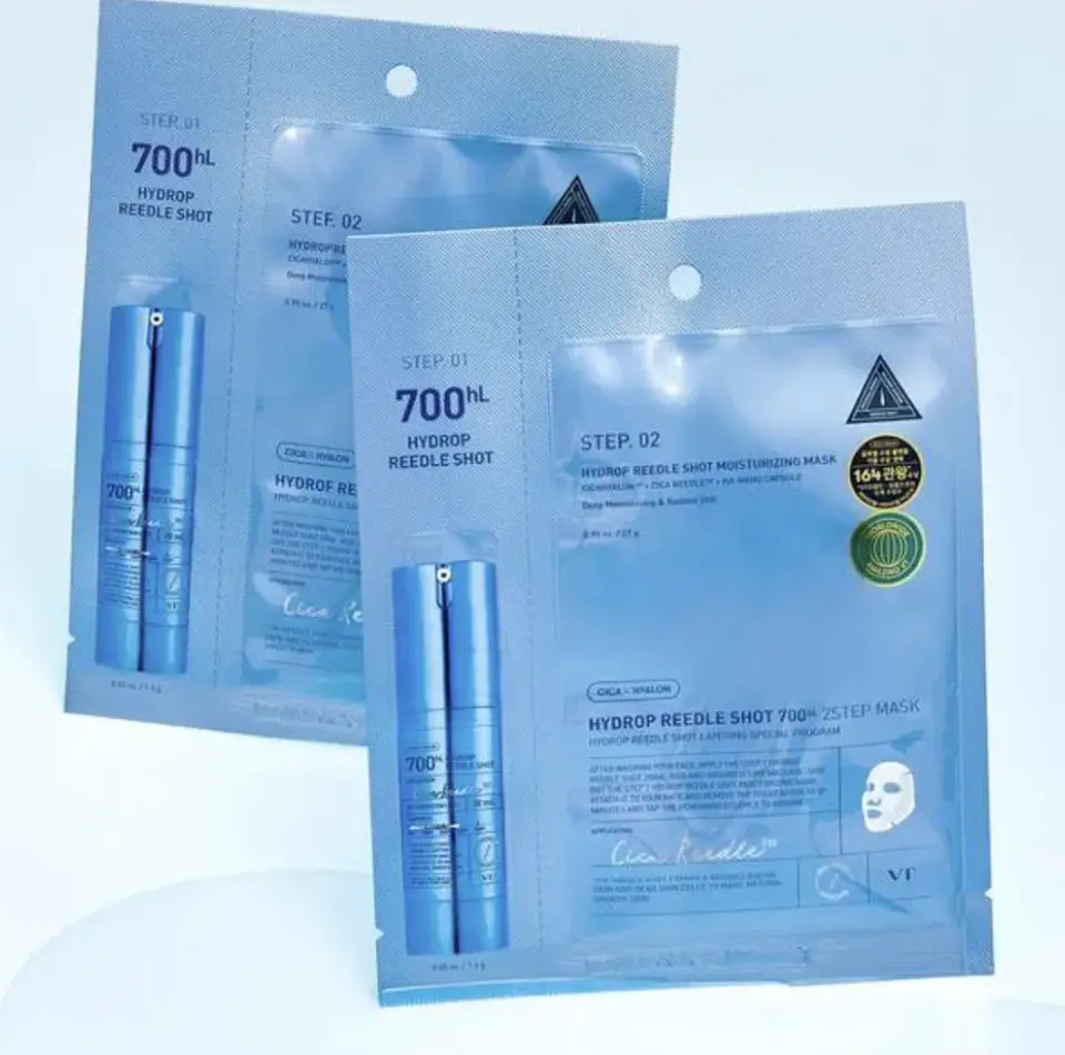VT - Mascarilla Facial de 2 Pasos Hydrop Reedle Shot 300hL 2 Step Mask [1.5g + 27g] 2