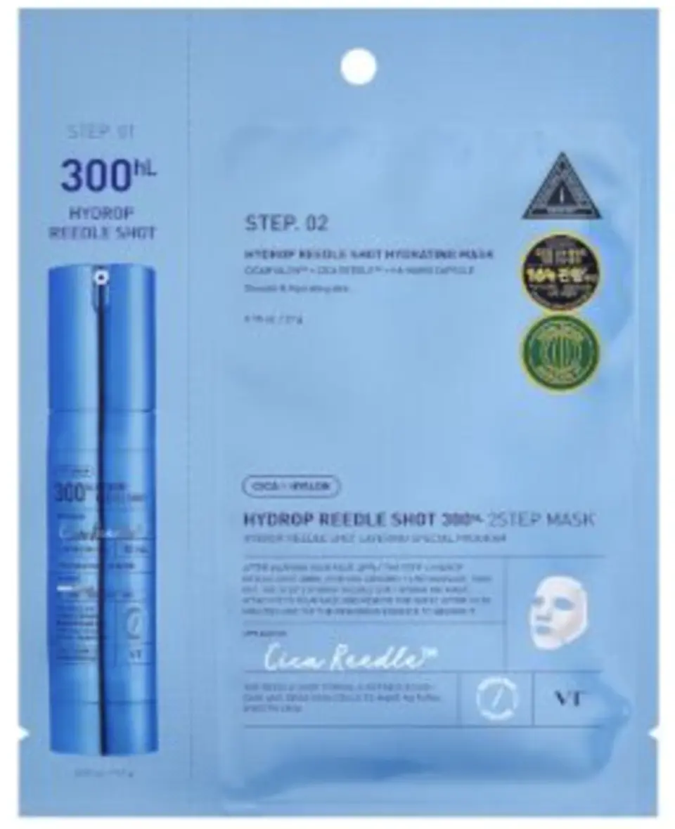 VT - Mascarilla Facial de 2 Pasos Hydrop Reedle Shot 300hL 2 Step Mask [1.5g + 27g] 1