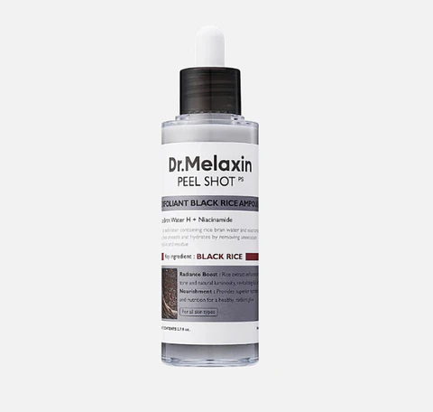 Dr Melaxin - Peel Shot Exfoliating Black Rice Ampoule (80 ml)