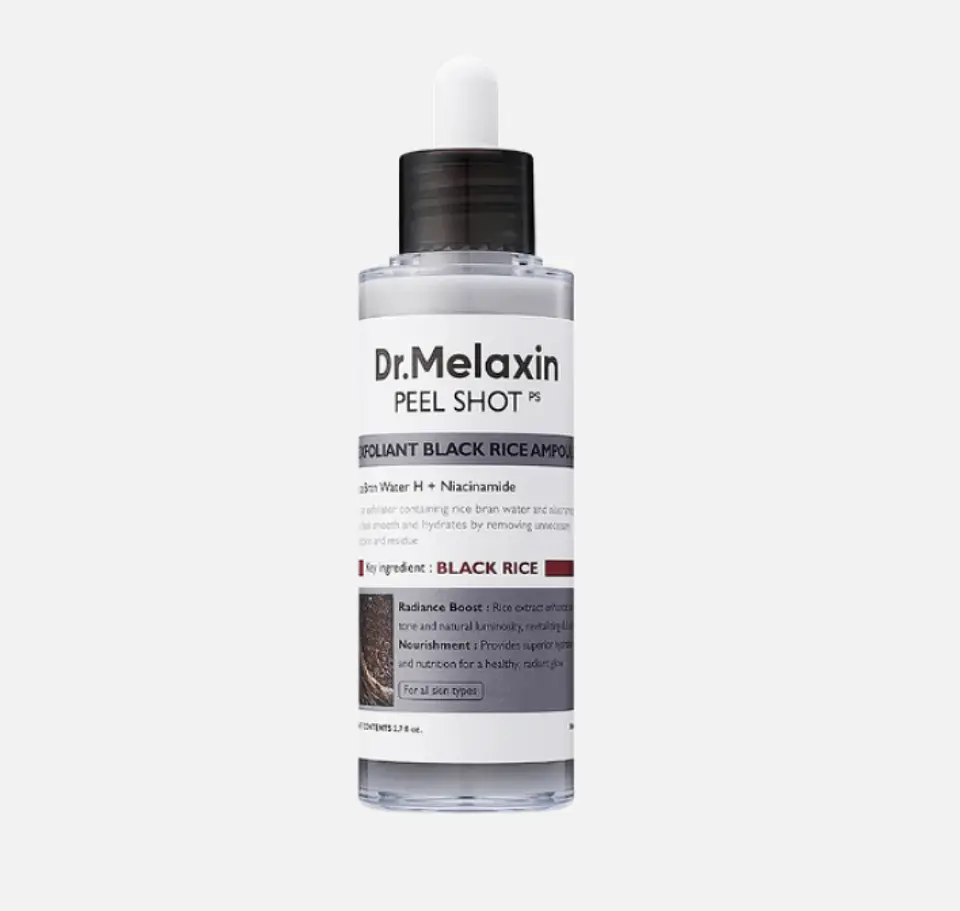 Dr Melaxin - Peel Shot Exfoliating Black Rice Ampoule (80 ml) 1
