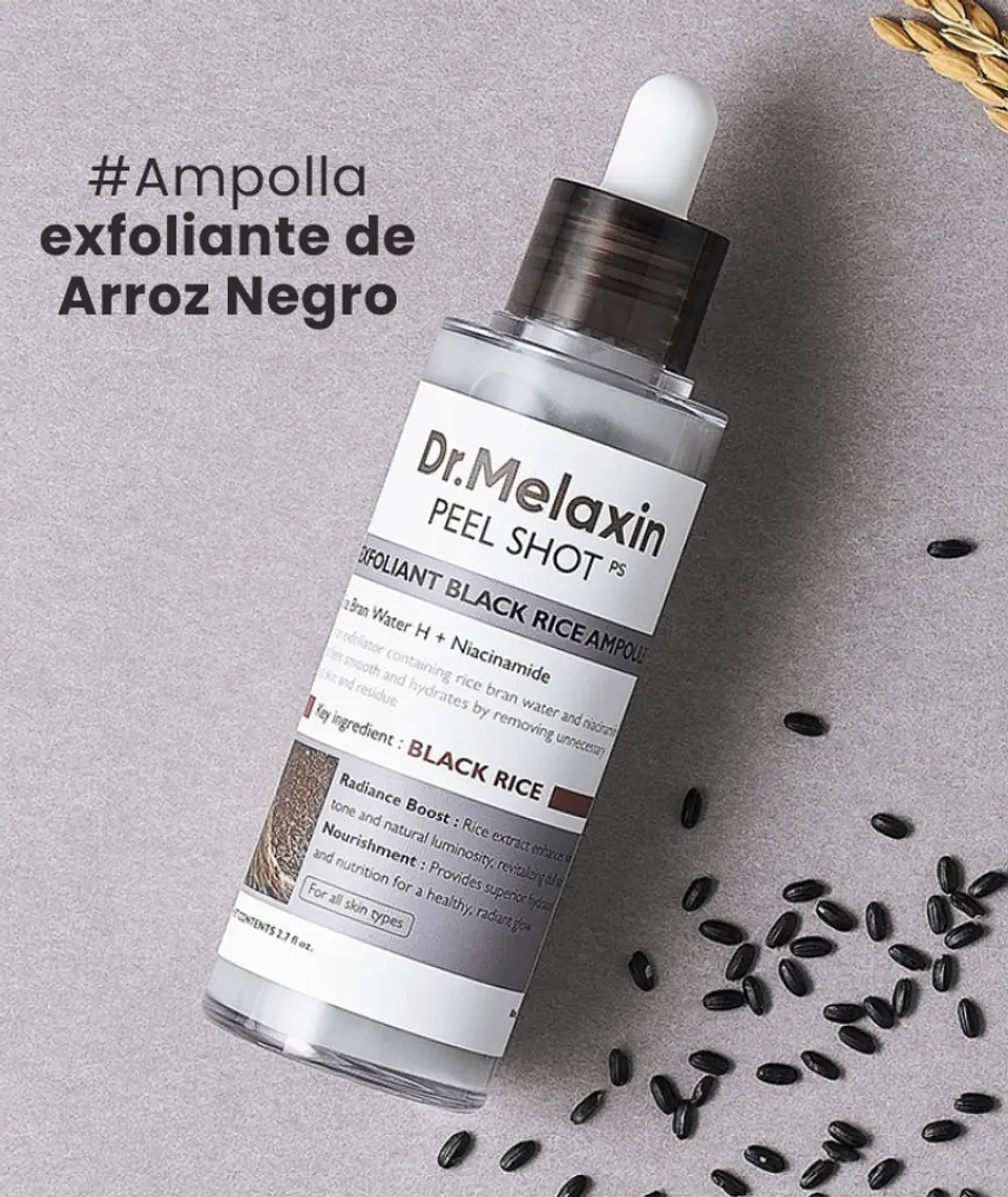 Dr Melaxin - Peel Shot Exfoliating Black Rice Ampoule (80 ml) 2