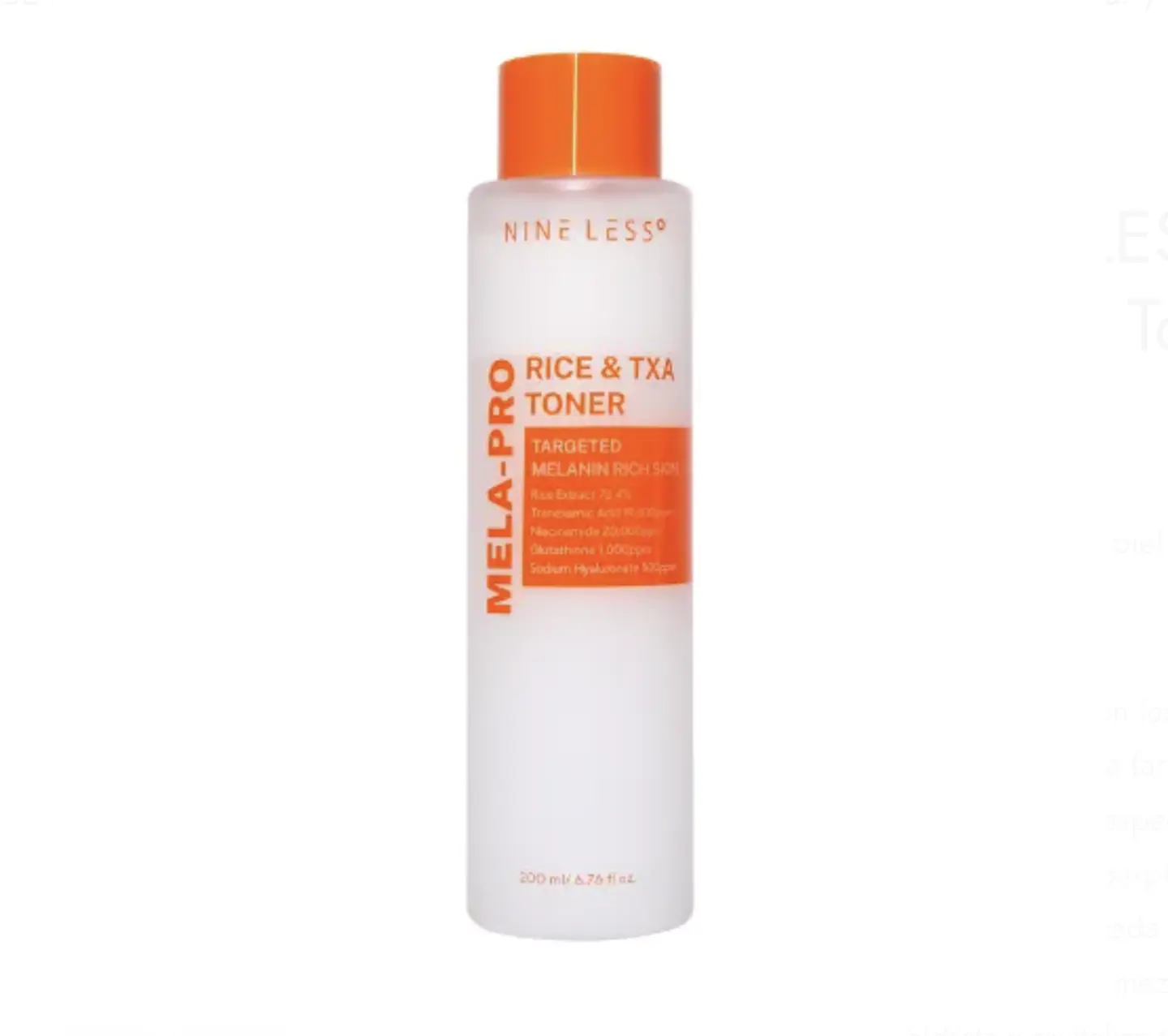NINELESS - Tónico MELA-PRO Rice & TXA [200ml] 1