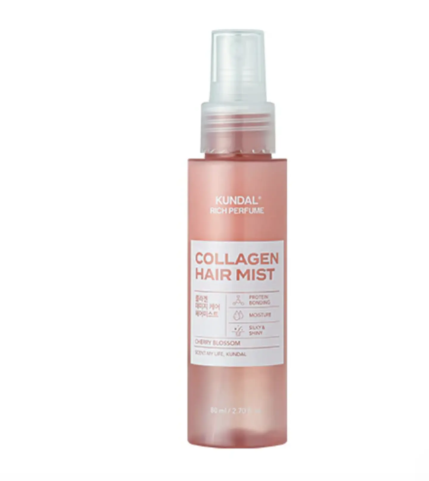 Kundal - Rich Perfume Collagen Hair Mist Cherry Blossom 80ml 2