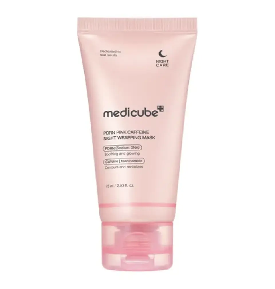 medicube - Mascarilla Nocturna PDRN Pink Caffeine Night Wrapping Mask [75ml] 1