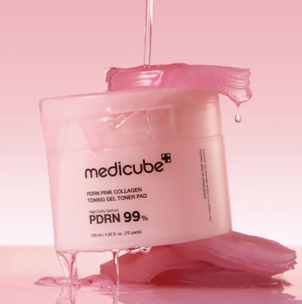 medicube - PDRN Pink Collagen Toning Gel Toner Pad  [70 pads] 1