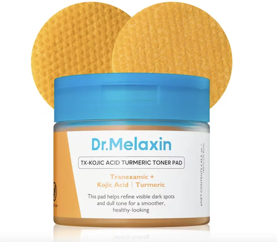 Dr. Melaxin - TX-Kojic Acid Turmeric Toner Pad [70 Pads] 1