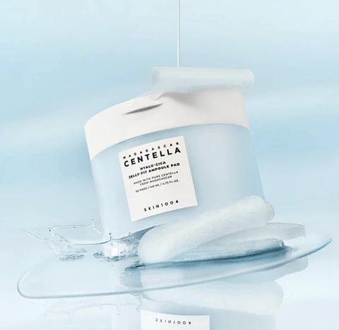 SKIN1004 - Madagascar Centella Hyalu-Cica Jelly-Fit Ampoule Pad - 140ml/60pads