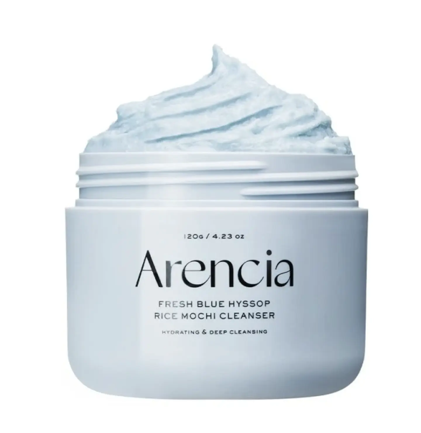 Arencia Blue Hyssop Rice Mochi Cleanser 120g 1
