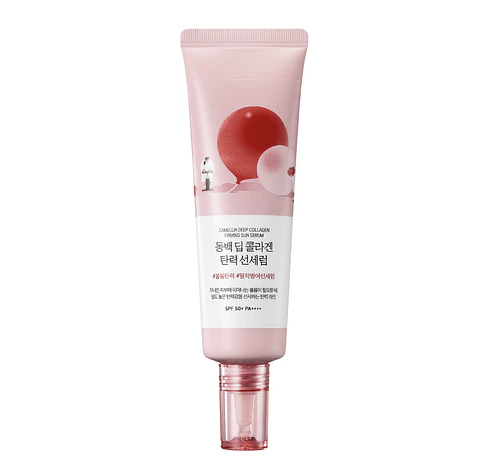 Round Lab - Camellia Deep Collagen Firming Sun Serum SPF50+ PA++++ - 50ml