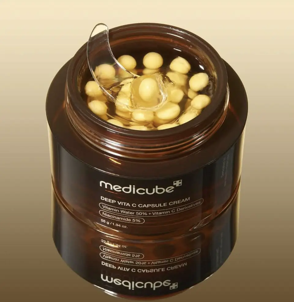 medicube - Crema Facial Deep Vita C Capsule Cream [55g] 3