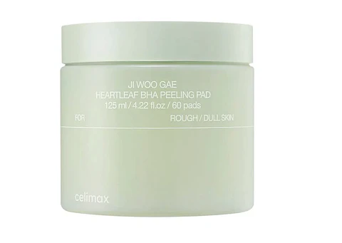 CELIMAX - Ji Woo Gae Heartleaf BHA Peeling Toner Pad (60 Pads)