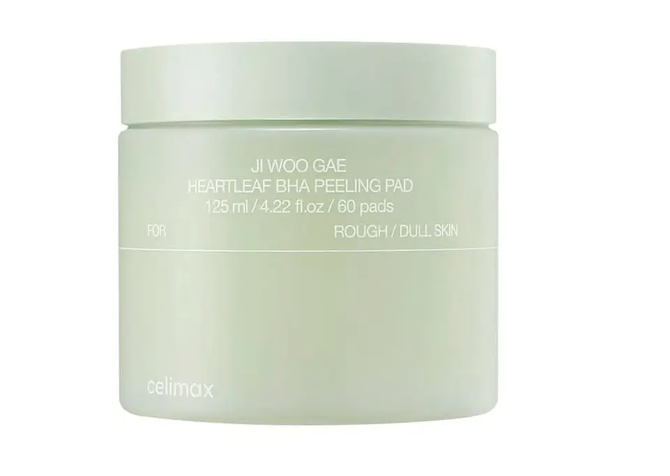 CELIMAX - Ji Woo Gae Heartleaf BHA Peeling Toner Pad (60 Pads) 1