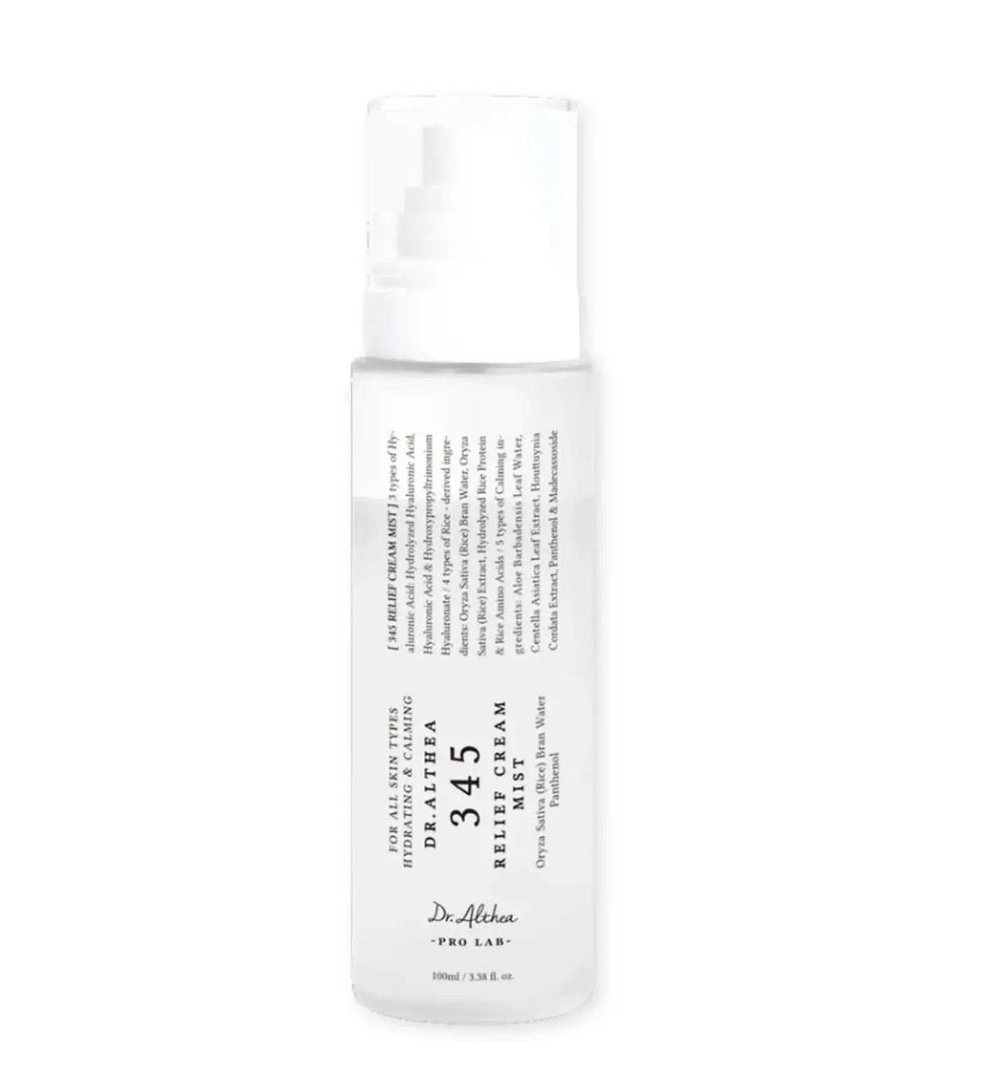 Dr. Althea - 345 Relief Cream Mist [60ml y 100ml] 2
