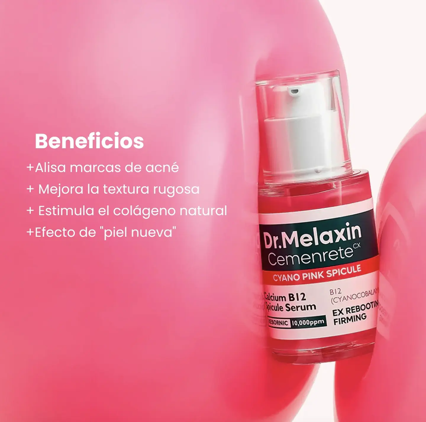 Dr.Melaxin - Sérum Facial Cemenrete Cyano Pink Spicule Serum [30ml] 3