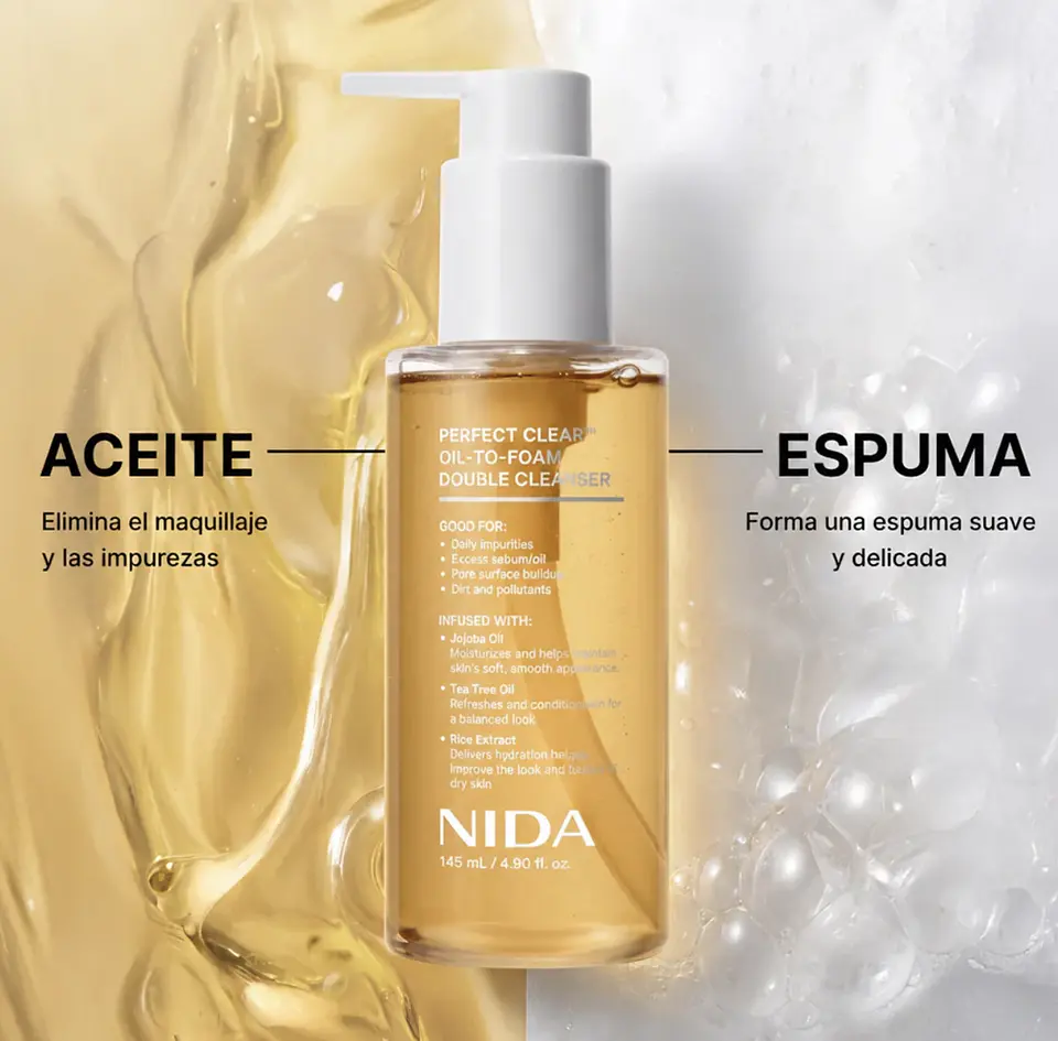 Nida - Perfect Clear Oil-To-Foam Double Cleanser 145 ml 4