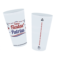 Vaso 16 Oz/ 500cc Fiestas Patrias Reutilizable