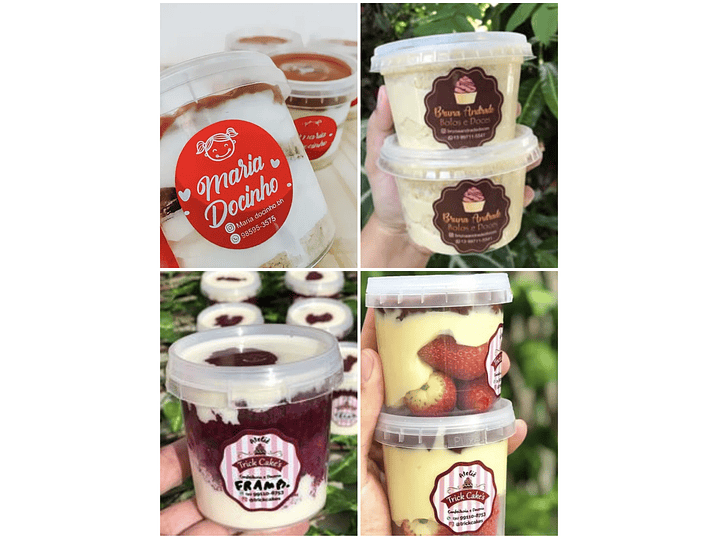 Pote redondo con sello 16 Oz /480ml x240 und 1