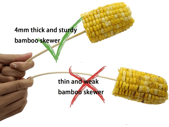 Brocheta Gruesa 35 cm x500 und 3