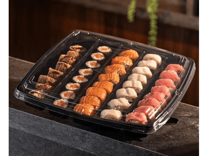 Bandeja Oriental Negra 5 Rolls x20 und 1