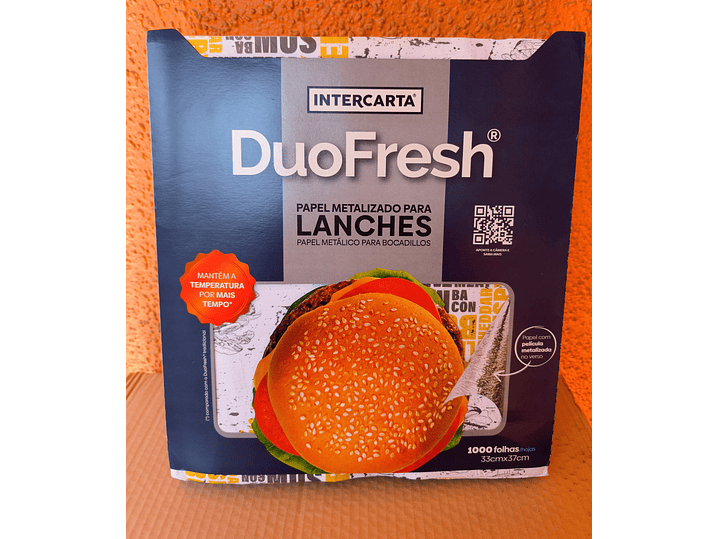 Papel Metalizado Burger - Street x1.000 und 33x37 3