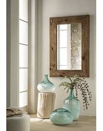 Tribo - Mirror with Recycled Wood Frame
