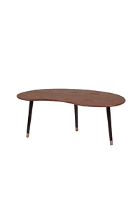 Inout - Oval Table with Brass Details