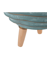 Linea - Ceramic and Wood Vase