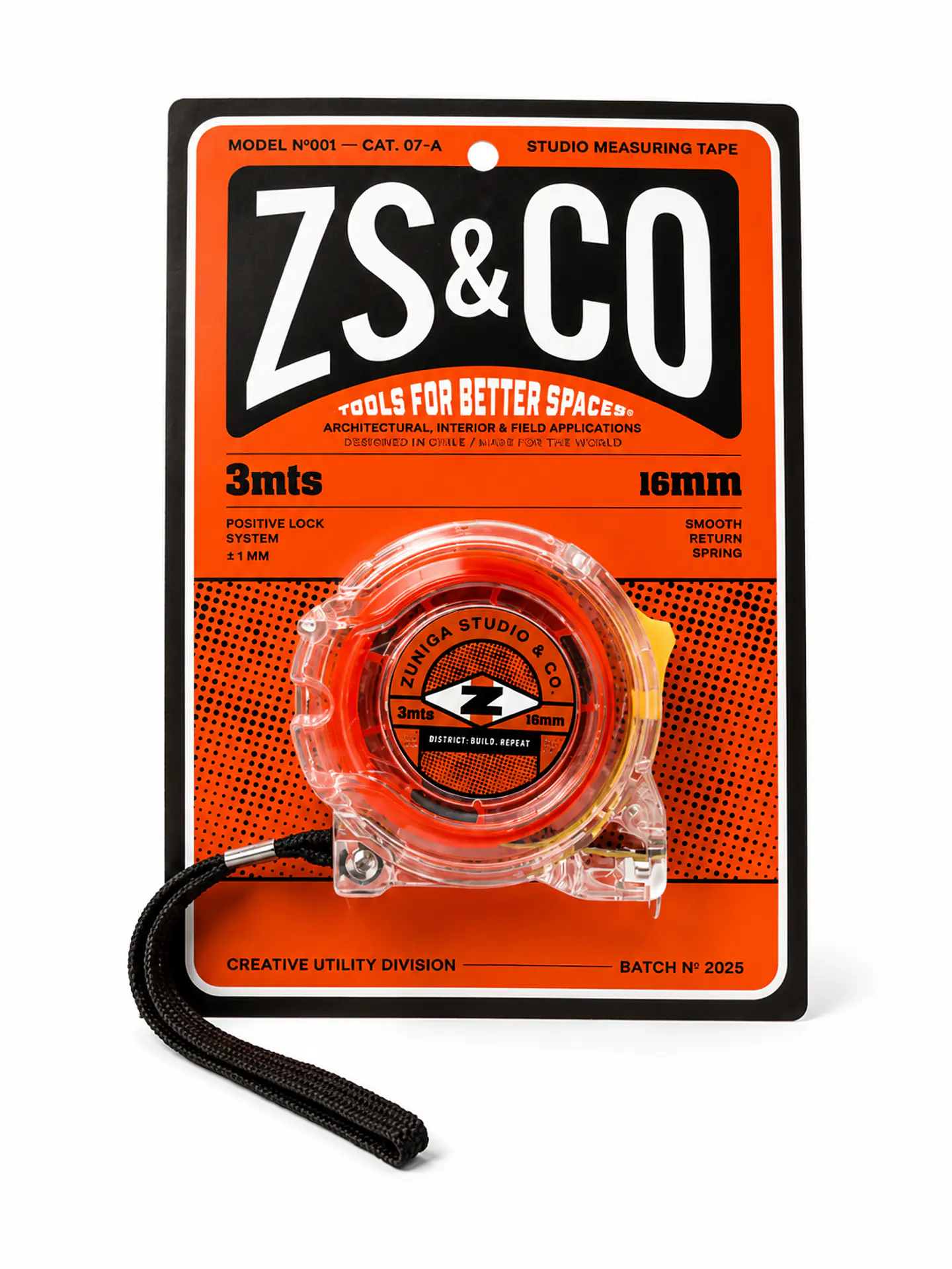 STUDIO MEASURING TAPE 3 MT. 1