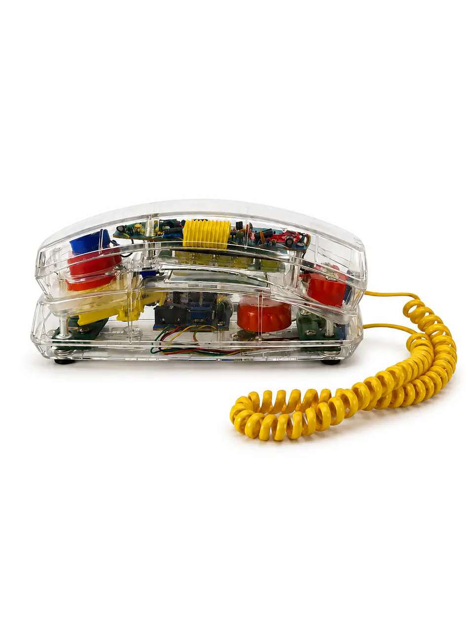 1990's Conair Color Brights Phone Clear Transparent 1