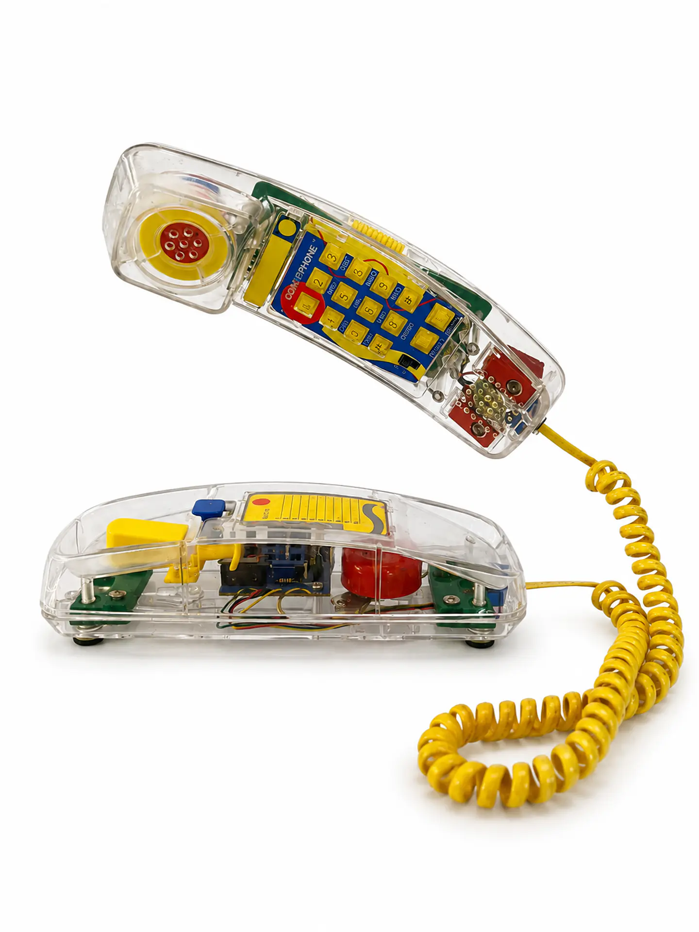 1990's Conair Color Brights Phone Clear Transparent 2