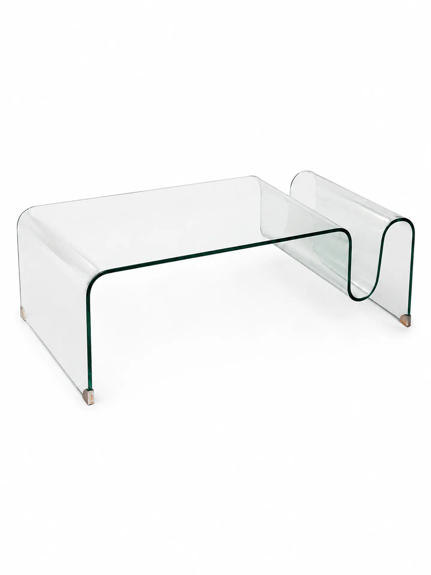 Mesa cristal plegado revistero 2