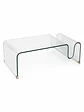 Mesa cristal plegado revistero - Miniatura 2