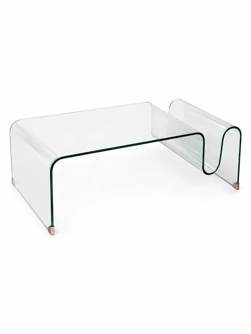 Mesa cristal plegado revistero 2
