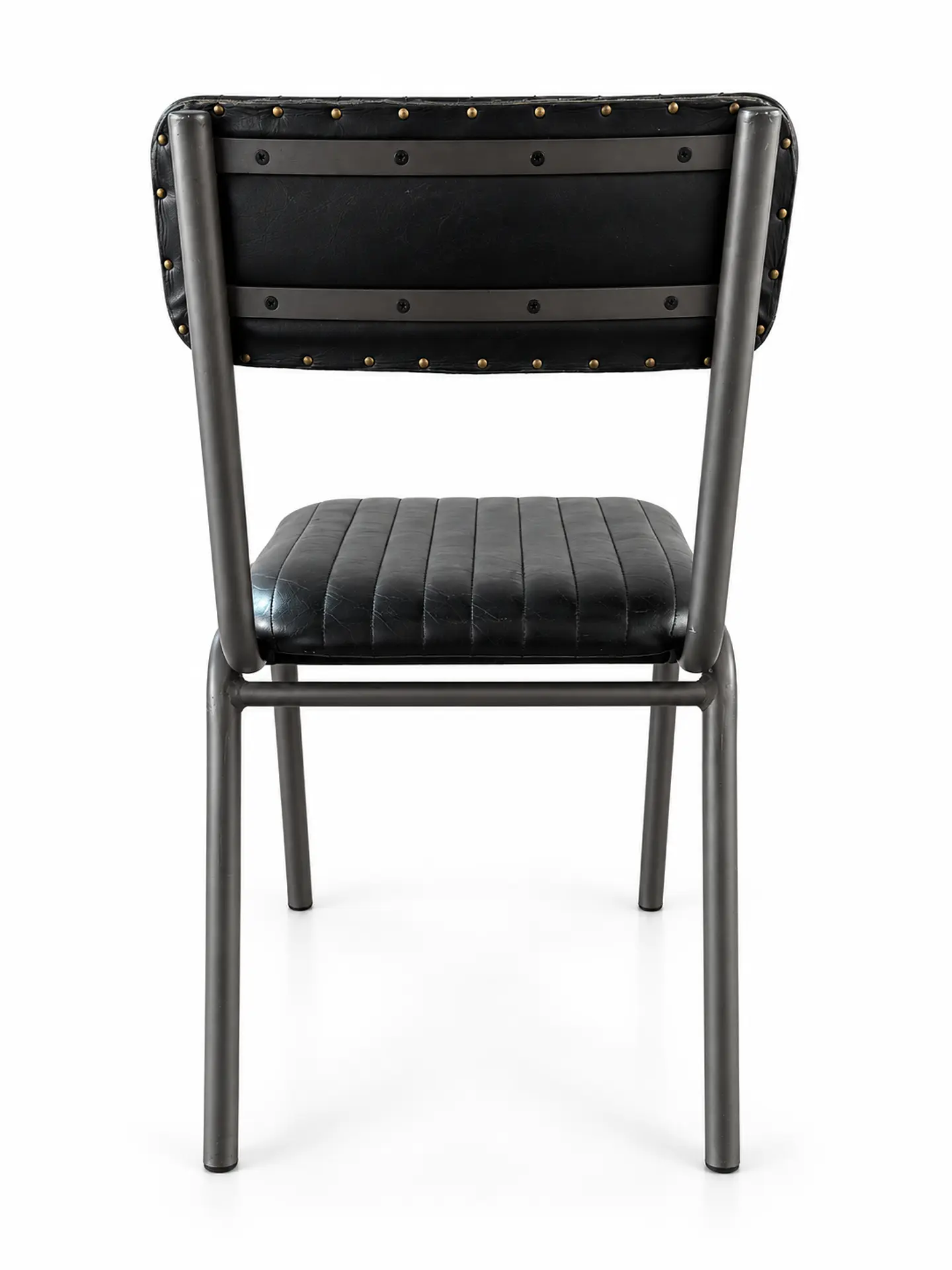Silla Cuero Negra 3