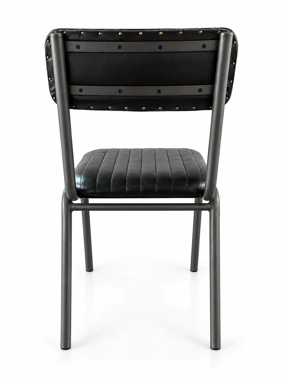 Silla Cuero Negra 3