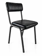 Silla Cuero Negra - Miniatura 2